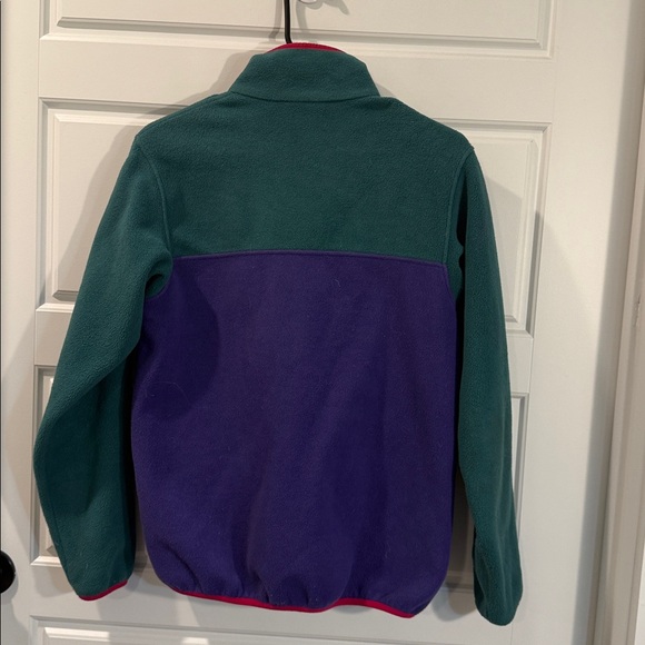 Synchilla Snap T Fleece Full Zip green purple pink  Jacket Retro small - Picture 5 of 5